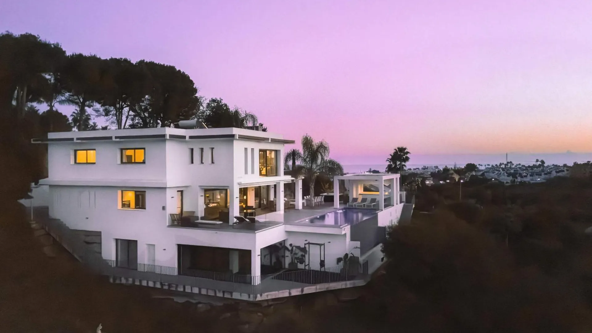 Villa Paraiso W Parking Gym Pool Lounge Cinema Estepona