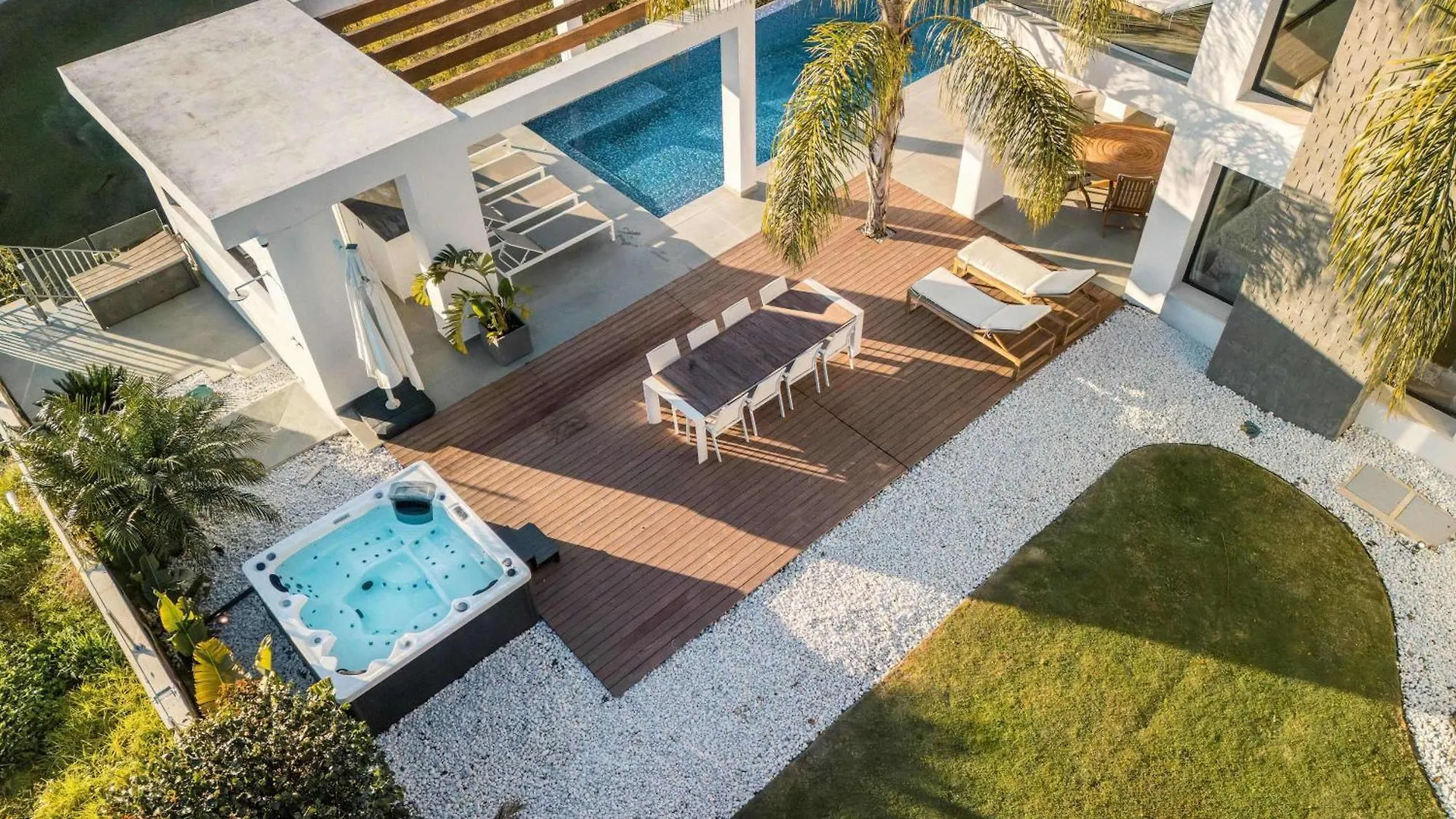 Villa Paraiso W Parking Gym Pool Lounge Cinema Estepona Spain