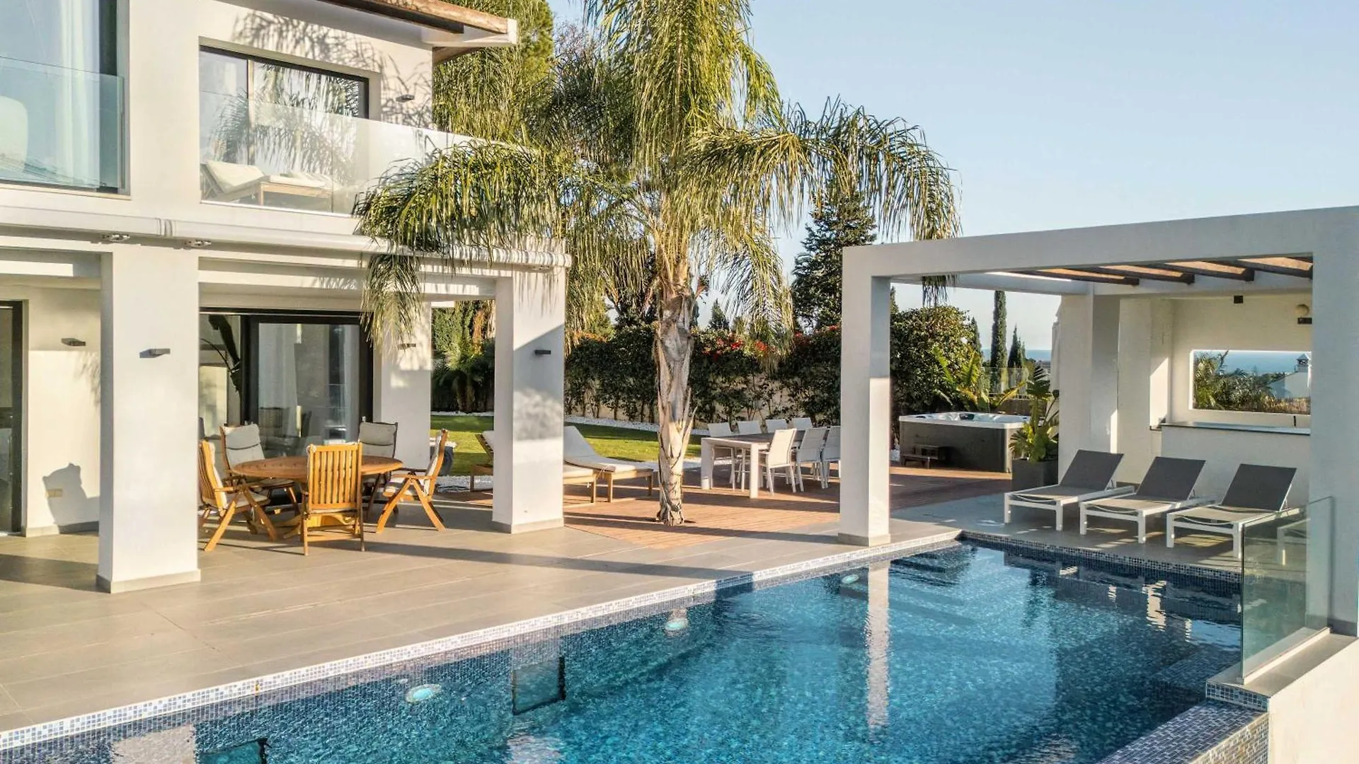 Villa Paraiso W Parking Gym Pool Lounge Cinema Estepona