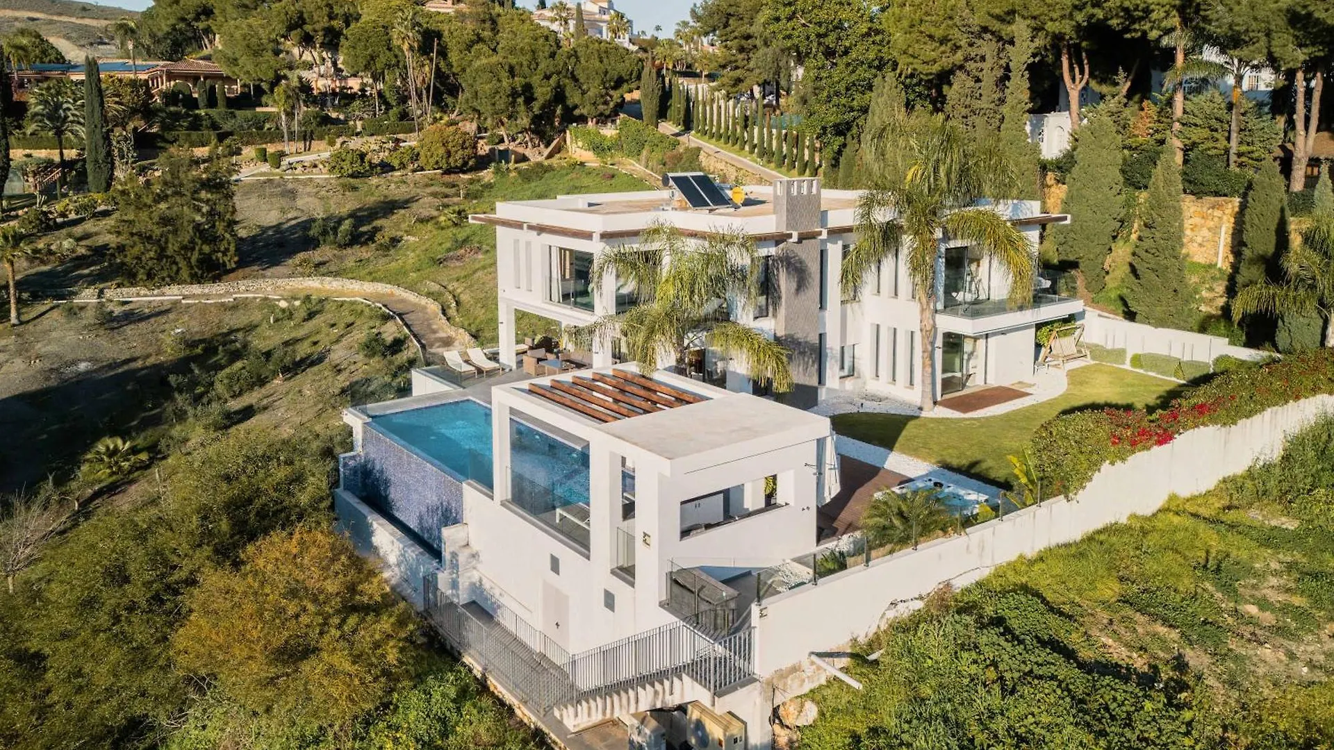 Villa Paraiso W Parking Gym Pool Lounge Cinema Estepona